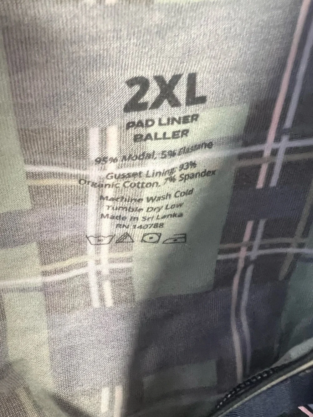 NEW WOXER Baller Pad Liner Retro Weave size: 2XL